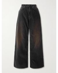 Acne Studios - 1981 Hose Mit Weitem Bein Aus Biobaumwollcord - Lyst