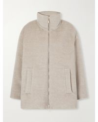 Max Mara - Arancio Reversible Brushed Alpaca And Virgin Wool-Blend And Shell Down Jacket - Lyst