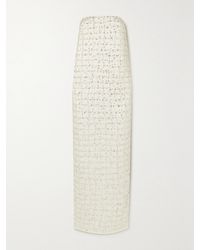 16Arlington - Blaise Strapless Crystal-Embellished Duchesse-Satin Maxi Dress - Lyst