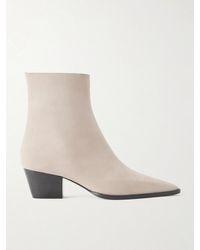 Manolo Blahnik - Aliera 50 Nubuck Ankle Boots - Lyst
