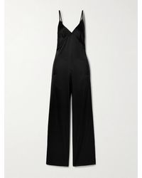 Rivet Utility - Foxy Open-Back Silk-Blend Satin Jumpsuit - Lyst