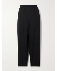TOTEME - Stretch-Crepe Tapered Pants - Lyst