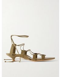 Jamie Haller - The Sparta Lace-Up Leather Sandals - Lyst