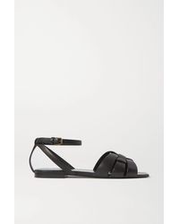 saint laurent nu pieds white
