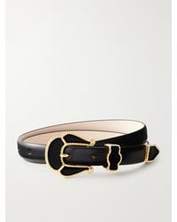 DEHANCHE - Santo Enamel Leather Belt - Lyst