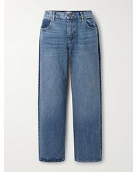 La Ligne - Jean Large Taille Haute Bicolore Marilyn - Lyst