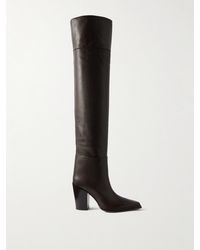 Jimmy Choo - Cece 80 Leather Over-The-Knee Boots - Lyst