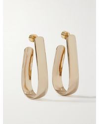 Jennifer Fisher - Bolden-Plated Hoop Earrings - Lyst