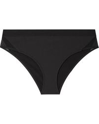 Stella McCartney Bikini-höschen Mit Mesh-einsätzen - Schwarz