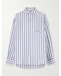 Jacquemus - La Chemise Voilier Striped Cotton-Poplin Shirt - Lyst
