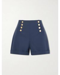 Carolina Herrera - Cotton-Blend Shorts - Lyst