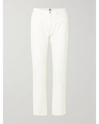 TOTEME - Net Sustain Twisted Seam High-Rise Straight-Leg Organic Jeans - Lyst