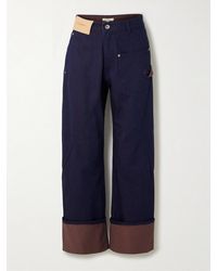 JW Anderson - Twisted Hoch Sitzende, Asymmetrische Jeans - Lyst