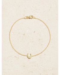 Jennifer Meyer - Mini Horseshoe 18-Karat Diamond Bracelet - Lyst