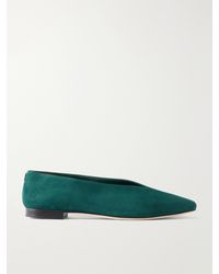 Jimmy Choo - Margot Suede Ballet Flats - Lyst