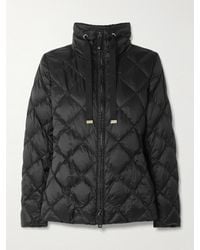 Max Mara - Cube Belted Padded Quilted Shell Down Jacket - Lyst