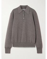 Rohe - Wool And Cashmere-Blend Polo Shirt - Lyst