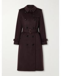 Burberry - Double-Breasted Belted Cashmere Trench Coat - Lyst