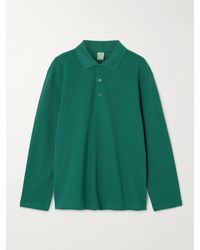 Flore Flore - Diana Organic Cotton-Piqué Polo Shirt - Lyst