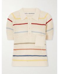 Alix Of Bohemia - Lessi Carnival Cotton-Knitted Polo Shirt - Lyst