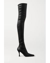 Proenza Schouler Stretch-leather Over-the-knee Boots - Black
