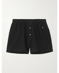 ÉTERNE - Jude Shorts Aus Baumwollgaze Mit Verzierung - Lyst