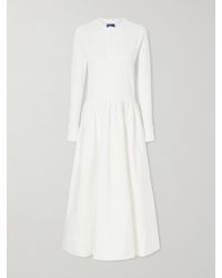 Polo Ralph Lauren - Cotton-Jersey And Poplin Maxi Dress - Lyst