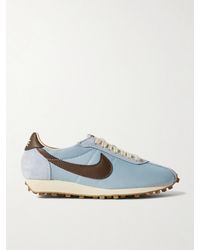 Nike - Ld-1000 Leather And Brushed Suede-Trimmed Mesh Sneakers - Lyst