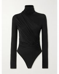 GAUGE81 - Patra Body Aus Stretch-Jersey Mit Stehkragen Und Raffungen - Lyst