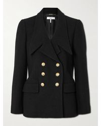 Chloé - Double-Breasted Wool-Blend Bouclé Blazer - Lyst