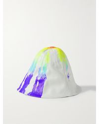 Conner Ives - Tie-Dyed Leather Bucket Hat - Lyst