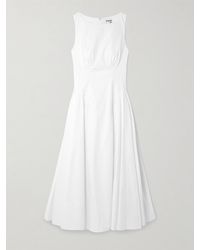 strapless open back dress KAAREM - Ring Pleated Maxi Skirt