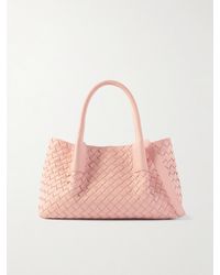 Bottega Veneta - Pinacoteca Small Intrecciato Leather Tote - Lyst