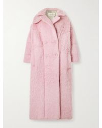 Dries Van Noten - Oversized Brushed Wool-Blend Coat - Lyst
