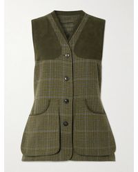 James Purdey & Sons - Checked Wool-Tweed Vest - Lyst
