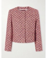 Gucci - Gg Lame Tweed Jacket - Lyst