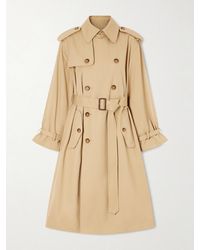 Polo Ralph Lauren - Belted Cotton-Gabardine Trench Coat - Lyst