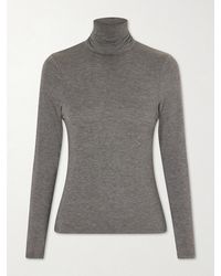Nili Lotan - Keria Stretch-Jersey Turtleneck Top - Lyst