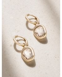 BY PARIAH - Orbit Prism 14-Karat Recycled Topaz Hoop Earrings - Lyst