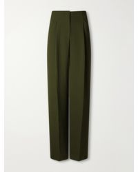 Veronica Beard - Kenneth Stretch-Crepe Wide-Leg Pants - Lyst