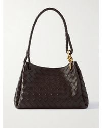 Bottega Veneta - Parachute Medium Intrecciato Leather Shoulder Bag - Lyst