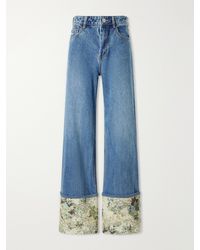 ALÉMAIS - Marcel Printed Straight-Leg Jeans - Lyst