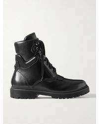 Moncler - Patty Leather Ankle Boots - Lyst