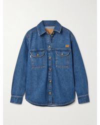 Blazé Milano - Nariida Berber Embroidered Denim Shirt - Lyst