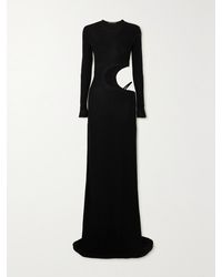 Zeynep Arcay - Cutout Jersey Maxi Dress - Lyst