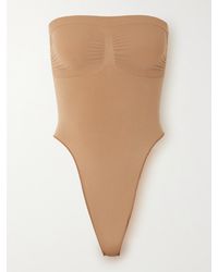 Skims - Seamless Sculpt Strapless Thong Bodysuit – Sienna – String-Body - Lyst