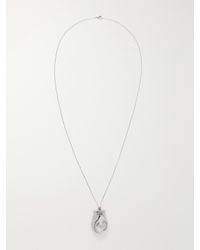 KHAITE - Keefe Palladium-Coated Pendant Necklace - Lyst