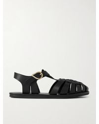 Ancient Greek Sandals - Karina Woven Leather Sandals - Lyst