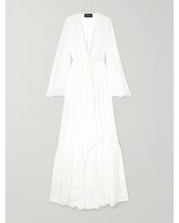 Rasario - Ruffled Silk-chiffon Jacket - Lyst