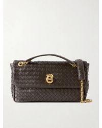 Bottega Veneta - Madison Intrecciato Leather Shoulder Bag - Lyst